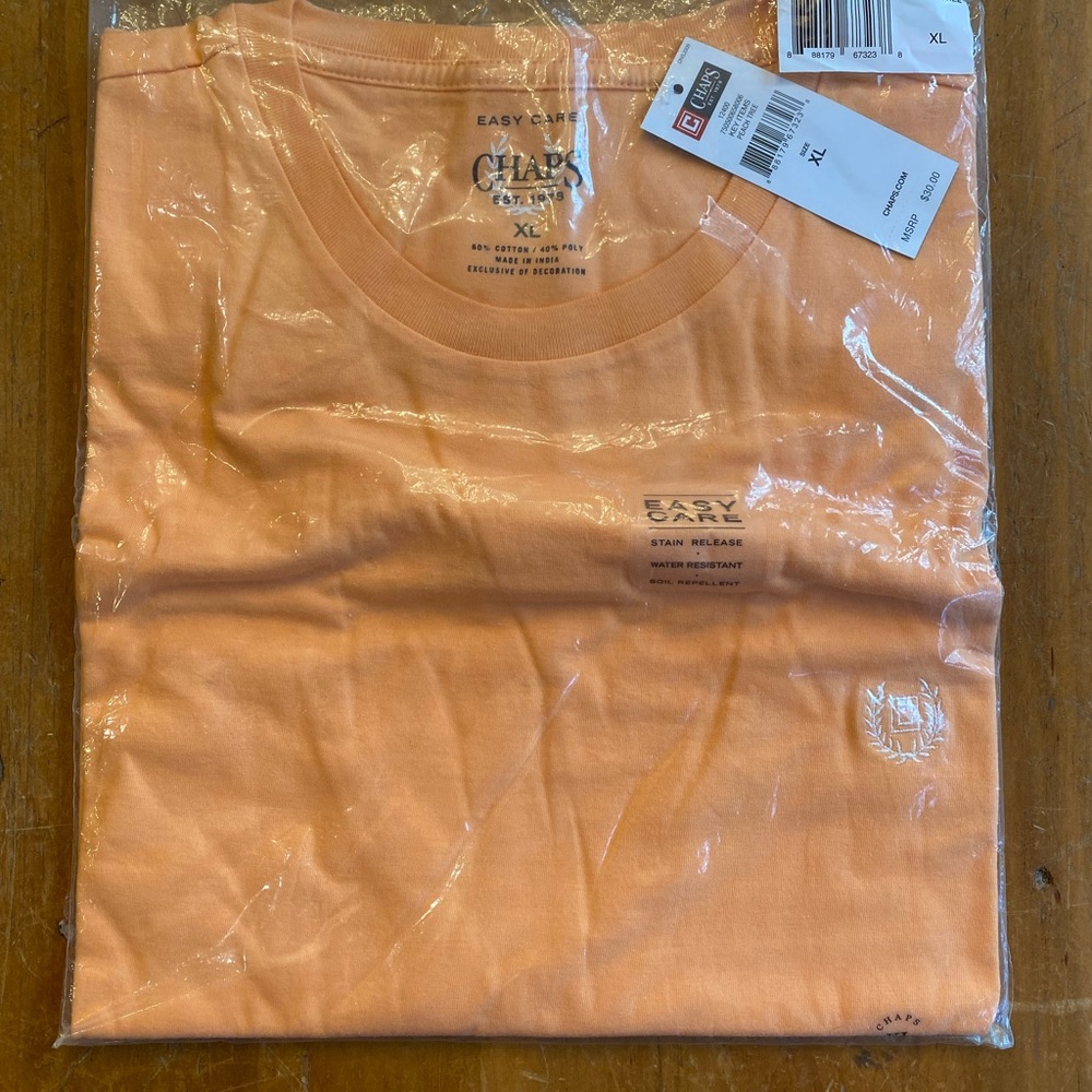 Chaps Men's XL Peach Tree T-Shirt